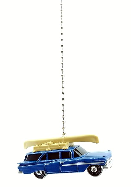 Diecast 1959 Chevy Wagon Ceiling Fan Pull Chain Ornaments 1959