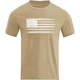 H HYFOL Men's Graphic T-Shirts USA Flag Cotton Short Sleeve American Patriotic Crewneck Casual Regular Tee Shirts