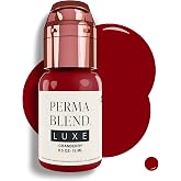 Perma Blend Luxe Cranberry - Red Tattoo Ink for Permanent Makeup - Cool Base with Red-Pink Undercurrent Lip Blush Microblading Ink - Vegan &amp; Cruelty-Free (0.5 oz)