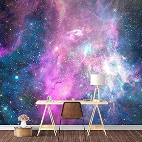 BRAND_NAMEWall Mural Galaxy Removable Wallpaper Wall Sticker for...