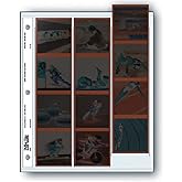 Archival 120 Size Negative Pages Holds Three Strips of Four 6 x 6 Frames, Pack of 25