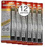 Sensematic Non Sharpening Auto Feed Mechanical #2 Pencil .7 MM Sudoku Design - (Wholesale Bulk Pack of 12 Pencils)