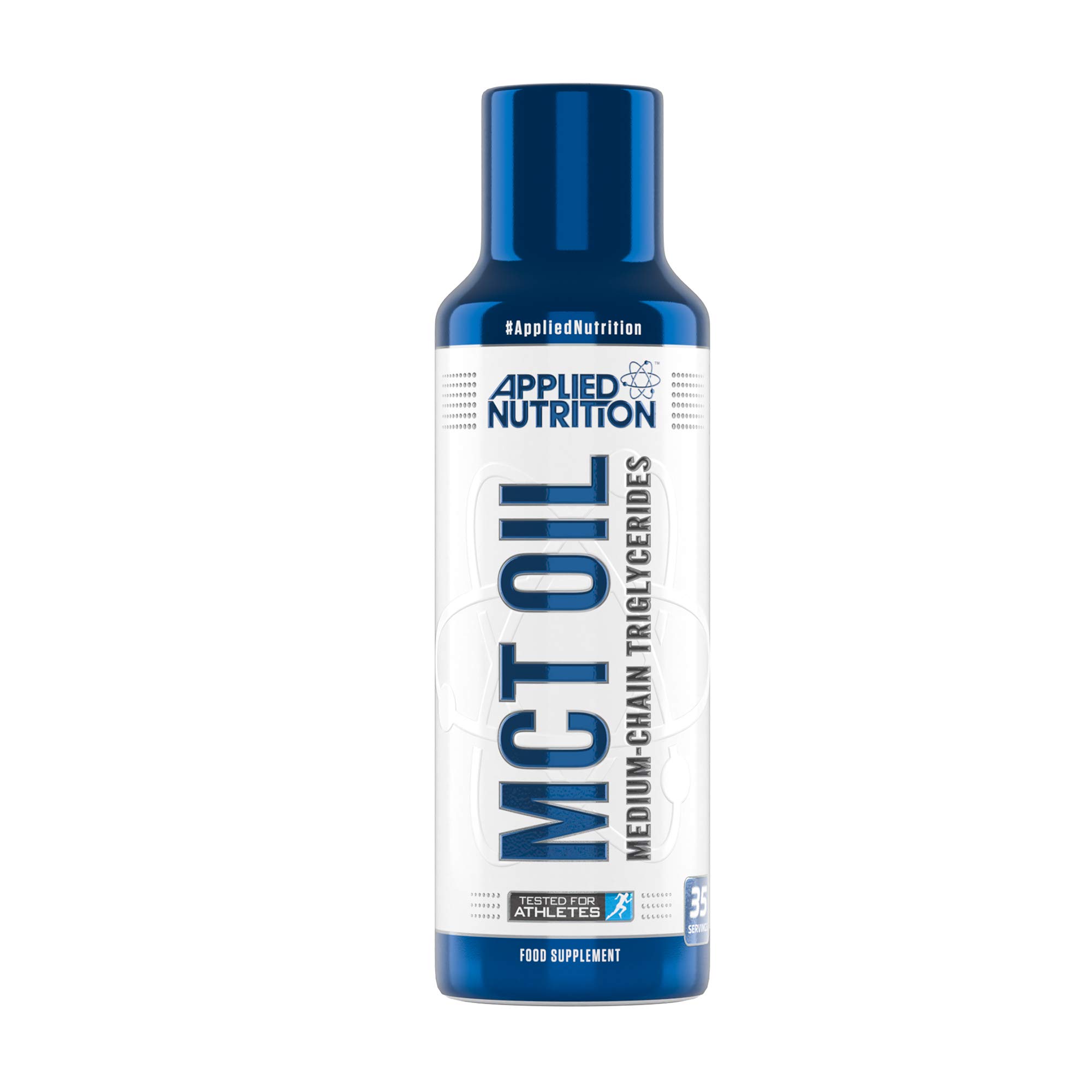 Applied Nutrition MCT Oil, for Paleo, Keto & Low Carb Diets, Energy Source No Carbs, Supports Fasting, Vegan Friendly from Sustainable Sources, Boosts Ketones, Ideal for Bulletproof Coffee, 490 ml