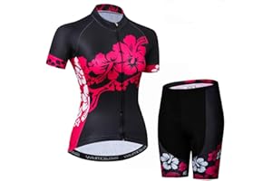 JPOJPO Women's Cycling Jersey Short Sleeve Jacket Cycling Shirt Quick Dry Breathable Mountain Clothing Bike Top