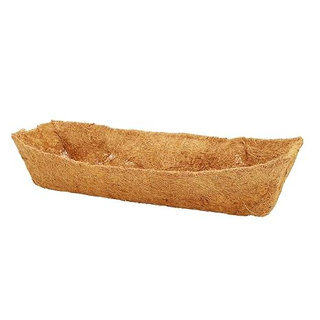 QueenHome Coco Fiber Ersatzliner mit 12 Zoll 14 Zoll 16 Zoll 24 Zoll zum Wählen von Coco-Zwischenlagen für Pflanzgefäße Ersat