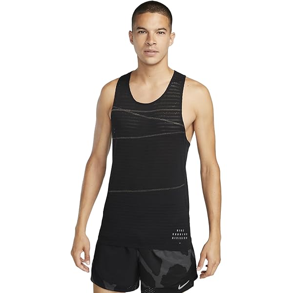 Amazon.com: Nike Men's AeroSwift NN Running Singlet, White