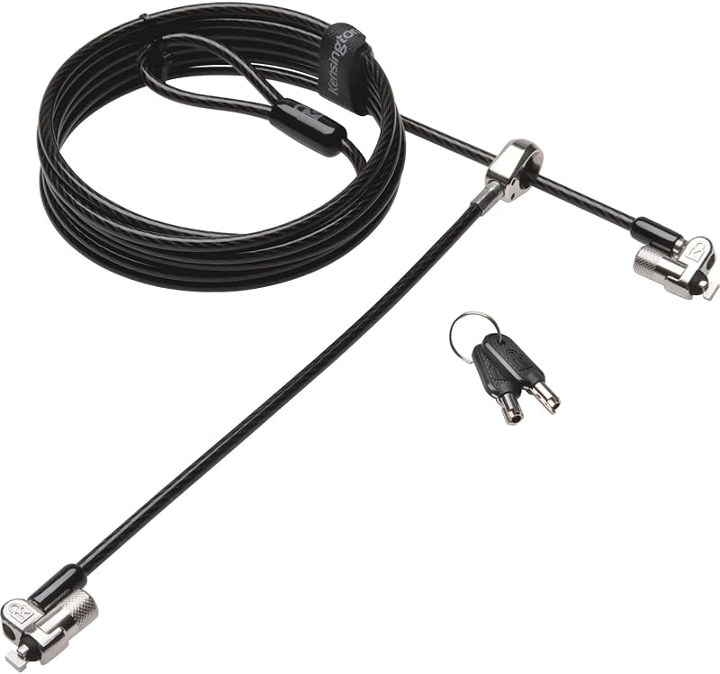 Kensington MicroSaver 2.0 Twin Keyed Lock with Pivot Hinge