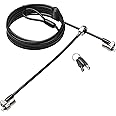Kensington MicroSaver 2.0 Keyed Twin Cable Lock for Laptops & Other Devices (K65048WW)