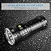 Semlos Super Bright Led Flashlight, High Lumens 12xLEDs 4 Modes Torch with Power dispaly Function and 4 Rechargeable Lithium Batteries