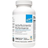 XYMOGEN ActivNutrients Performance - Multivitamin/Multimineral for Energy Support with Shilajit, ALA, NAC, Bacopa Extract, Chelated Minerals + B Vitamins with Folate (120 Capsules)