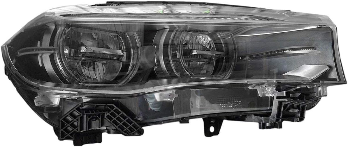 Amazon Com Replacement Passenger Side Headlight Fits Bmw X5 Manufactured To August With Factory Adaptive Headlights With Factory Led Headlights Automotive