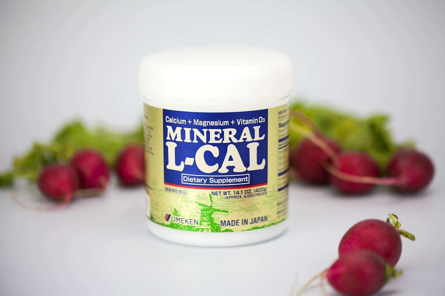 2X Umeken Calcium (Large Bottle)- Enriched with Magnesium, Vitamin D3 and Minerals. 100% Water Soluble and Fast Absorbing. Easy on Stomach. About 12 Month Supply.: Health & Personal Care