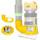 Trim Router Hose Adapter Compatible with Dewalt DCW600, Accessories for Dewalt Router, Sawdust Extraction Module for Dewalt DCW600 for Festool 27mm Hose