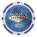 Brybelly Las Vegas Casino Poker Chip Heavyweight 14-gram Clay Composite – Pack of 50 ($10 Blue)