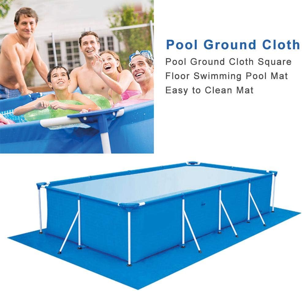 Beaviety Swimming Pool Cushion Pool Protection Mat Rectangular Pool Mat for The Above Ground Swimming Pool