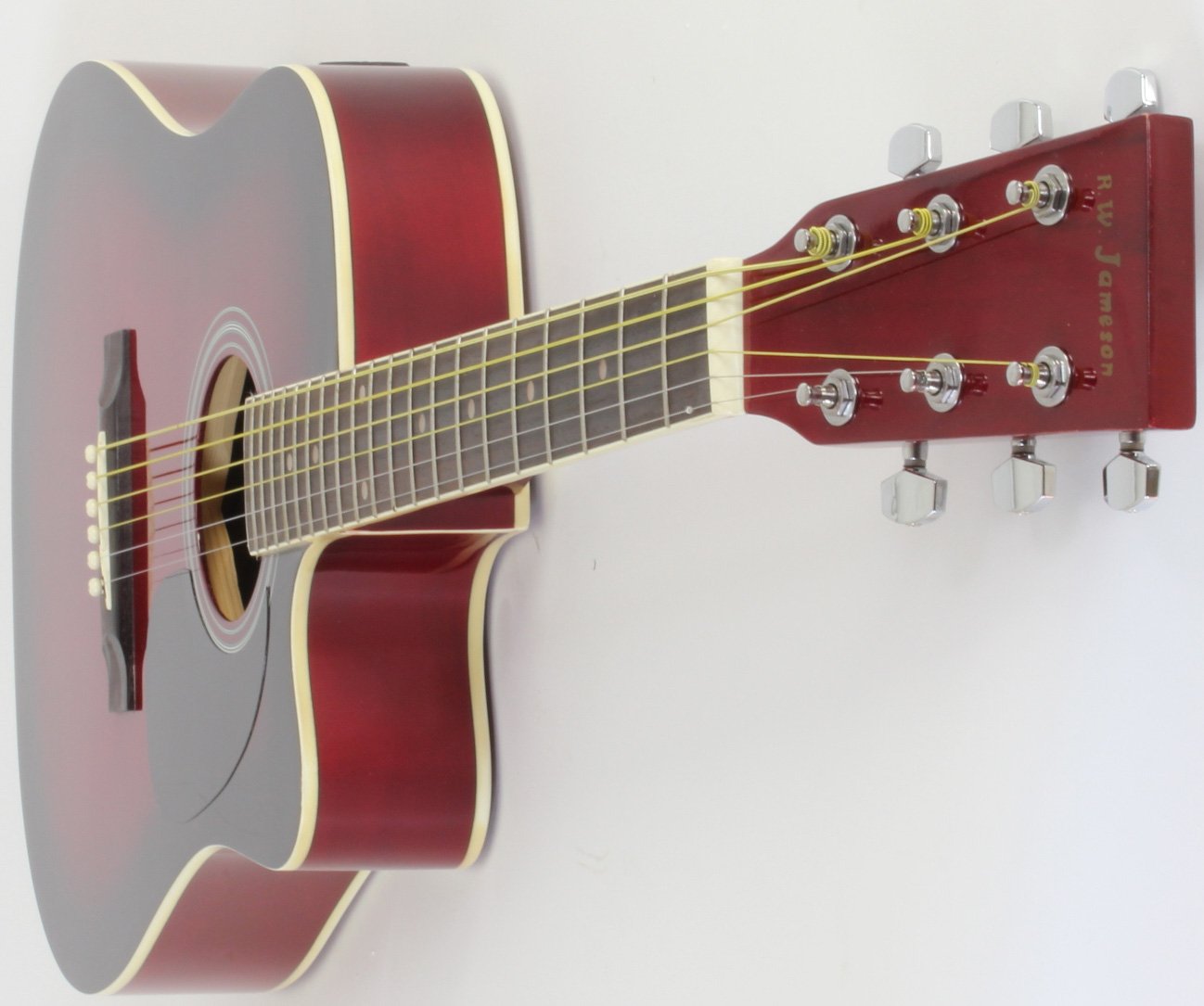 Jameson Guitars Full Size Thinline Acoustic Electric Guitar with Free