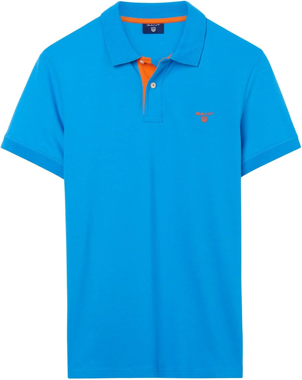 GANT Men's Contrast Collar Short Sleeve Pique Polo Shirt Amazon.co.uk