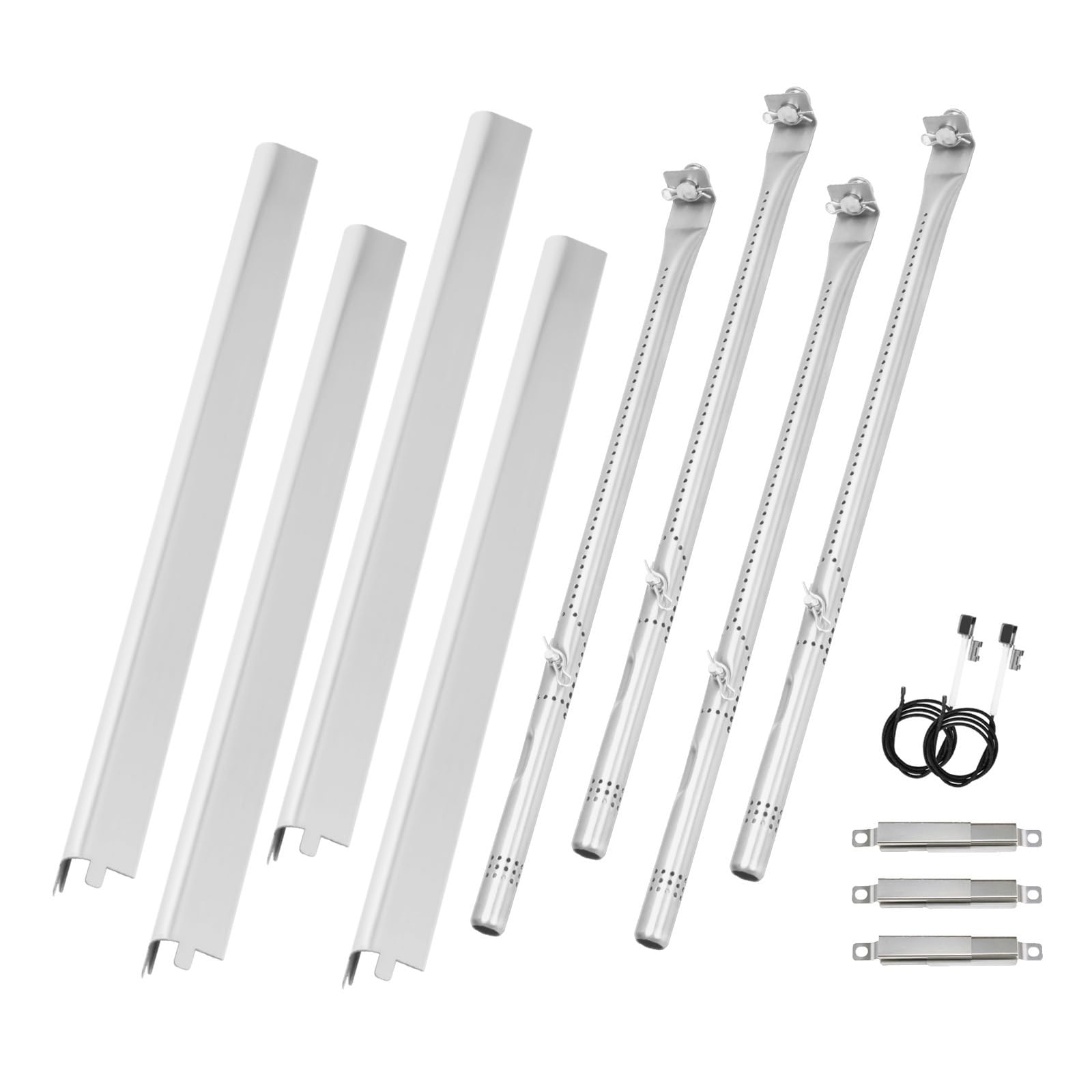 Photo 1 of BBQration Replacement Parts for Charbroil Performance 4-Burner 463352521 463354021 463365021 463365522 463366022 463448021, Burner and Heat Plate for Charbroil Grill Replacement Parts
