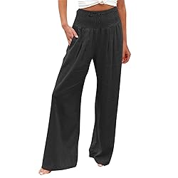 Womens Capri Pants for Summer Leg Palazzo Pants for