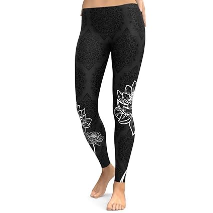 VECDY Damen Hosen Yogahosen Sporthosen Yoga Yoga Workout Gym Leggings Fitness Laufhose mit Stretchhosen Hosen HosenHosen Tanz