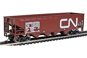 Walthers Trainline Offset Hopper - Ready to Run - Canadian National (Brown, White; Large Logo) HO Scale