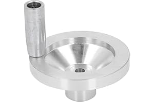 GAROSA Mini Lathe Handwheel CNC Aluminum Alloy Hand Wheel, with Handle for Internal Chamfered Hole,Compact CNC Machining Technology