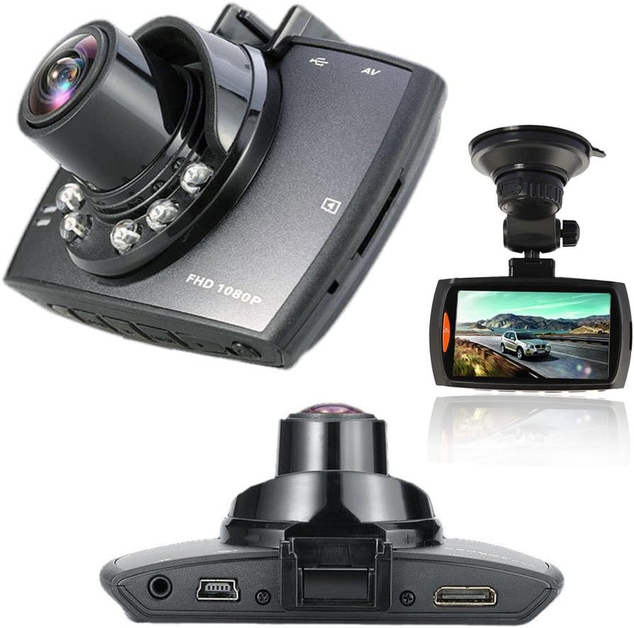 Provenice 2.7 F HD 1080P LCD Car DVR Dash Camera Crash IR Night Vision Cam Road Recorder Cam G-sensor