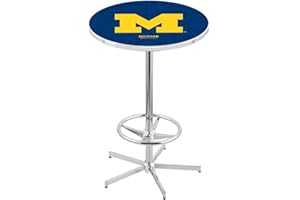 HBS Holland Bar Stool Co. L216-42" Chrome Michigan Pub Table
