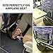 CarBoss Foot Rest Flight Airplane Travel Accessories Portable Carry-on Home Foot Sling Office Footrest Adjustable Foot Hammock with Pouch Bag, Black