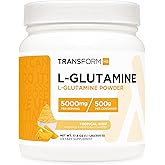 TransformHQ L-Glutamine Powder 500g (Tropical Whip) - Gluten Free, Non-GMO