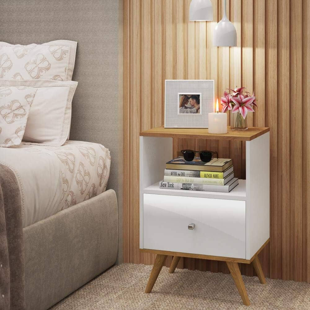 Mesa de cabeceira retrô - Fellicci