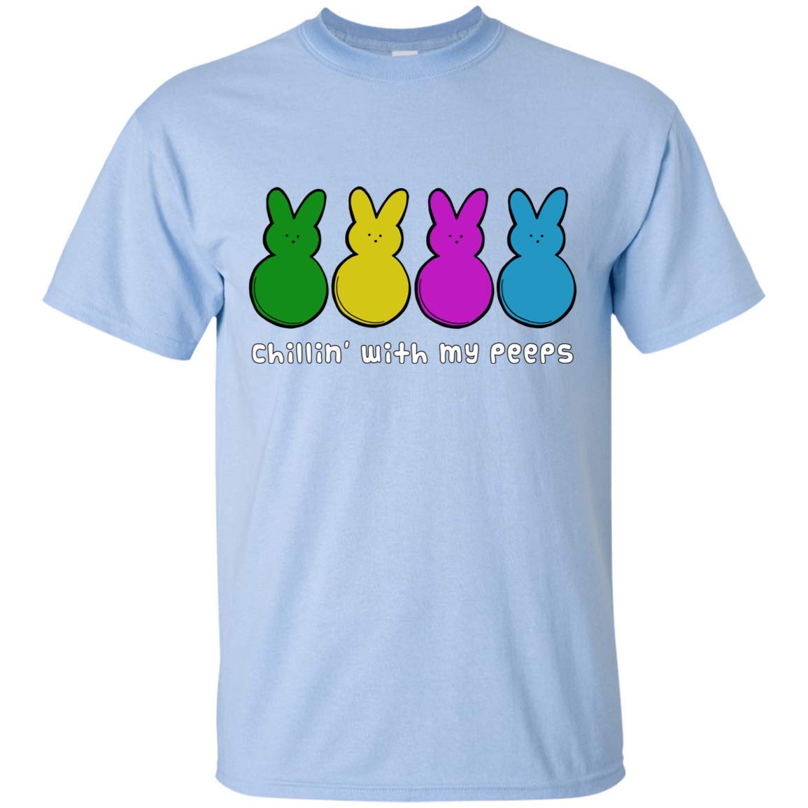 Download Chillin With My Peeps Funny Easter T Shirt 9192 | Jznovelty