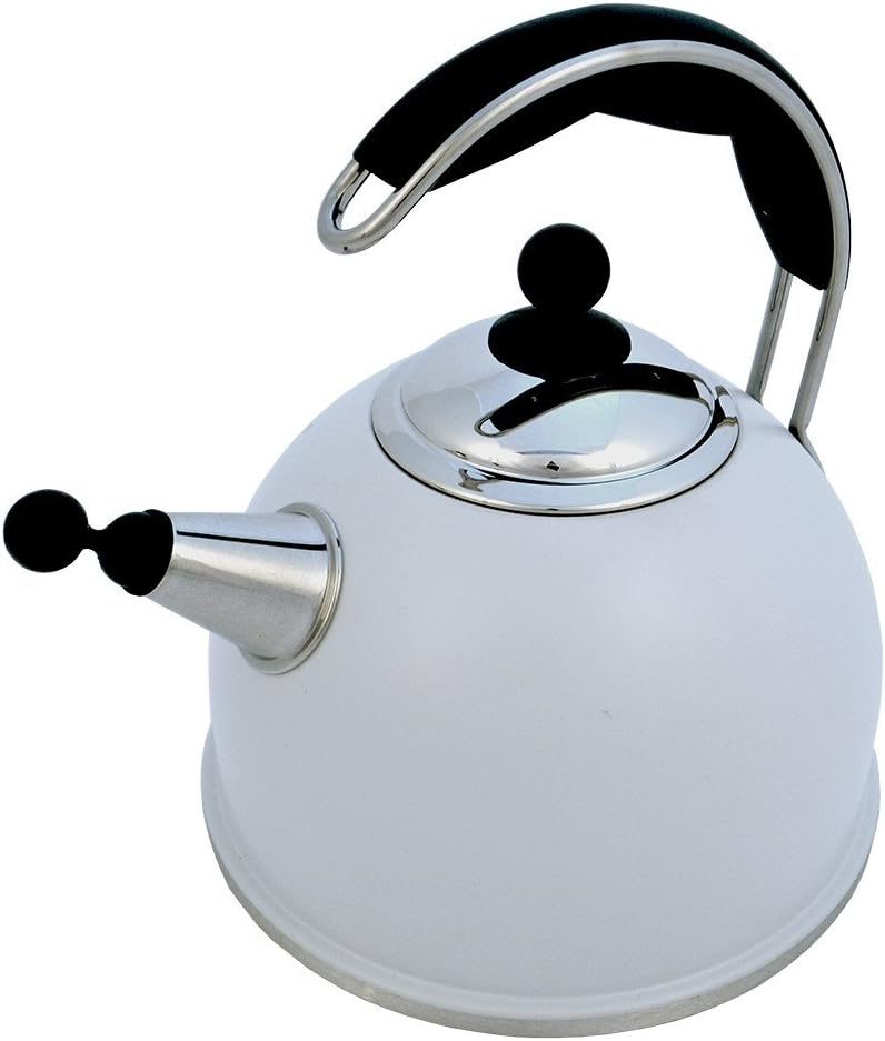 AGA Stainless Steel Whistling Kettle Pearl Ashes