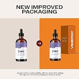 Vimergy Organic Liquid Zinc 115ml - 57 Servings, Alcohol Free, Vegan view 2