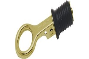 Seasense Drain Plug 1-1/4-Inch Snap, Brass