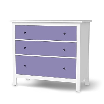Ikea Hemnes Designer 3 Drawer Chest Adhesive Design Purple 16 Aug