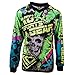 KO Sports Gear KO Skull with Long Sleeves, Ideal for Motocross, Cycling, Skateboarding and General Wear