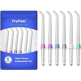 Replacement Heads for Waterpik, Replacement Tips for Waterpik Water Flosser | 6 Classic Jet Tips, Replacement Picks for Water Pik Water Flosser