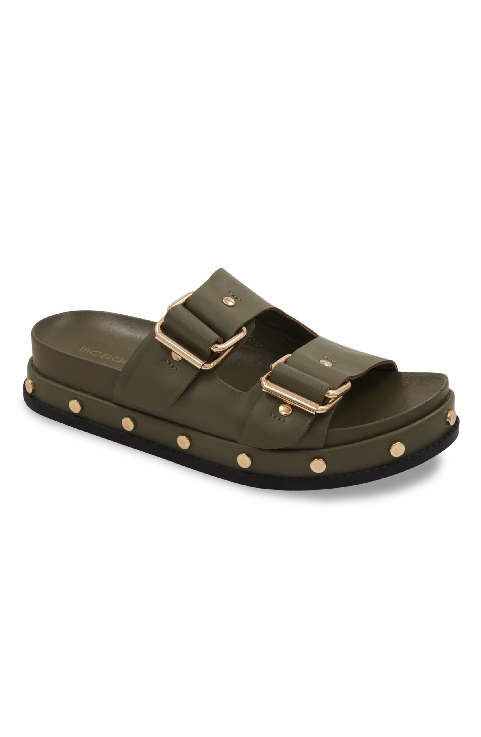BCBGeneration Women’s Trendy Footbed Flat Sandal, 5.5