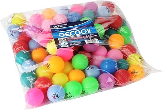 Amazon Com Decoq Ping Pong Balls Bulk Cheap Colorful Plastic