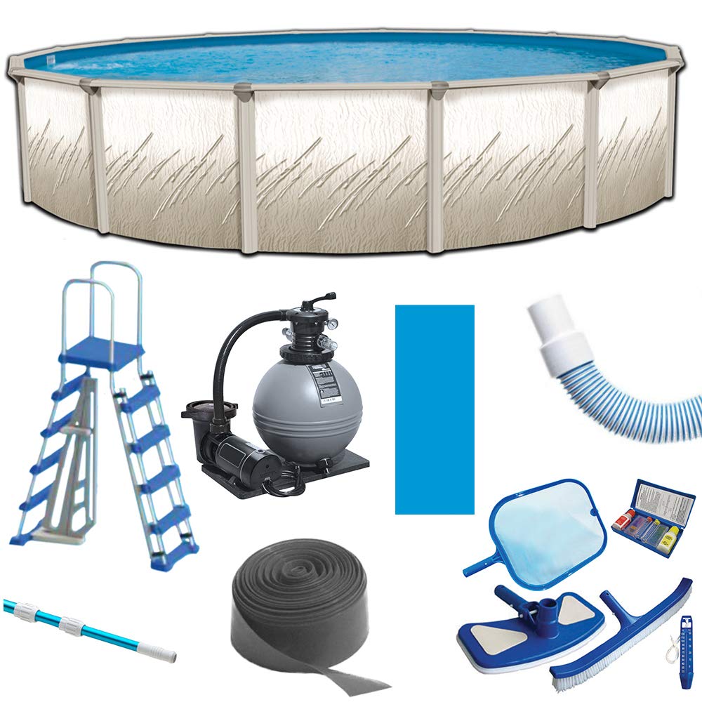 Buy Puri Tech Bulldog Above Ground Pool AllInclusive Kit with Sand