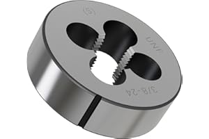 Skweawert 5/8"-24 UNEF Round Threading Die, 5/8x24 UNEF Screw Thread Cutting Die Machine Thread Right Hand Alloy Tool Steel