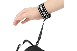 XMJY Sport Glove Safety Strap - Ski Gloves Elastic Wrist Leash Handcuffs,Perfect Mountaineering & Ski Accessories for Hanging Glove