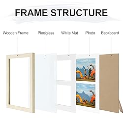 Vittanly 8x10 Collage Picture Frame, Displays 2Pcs