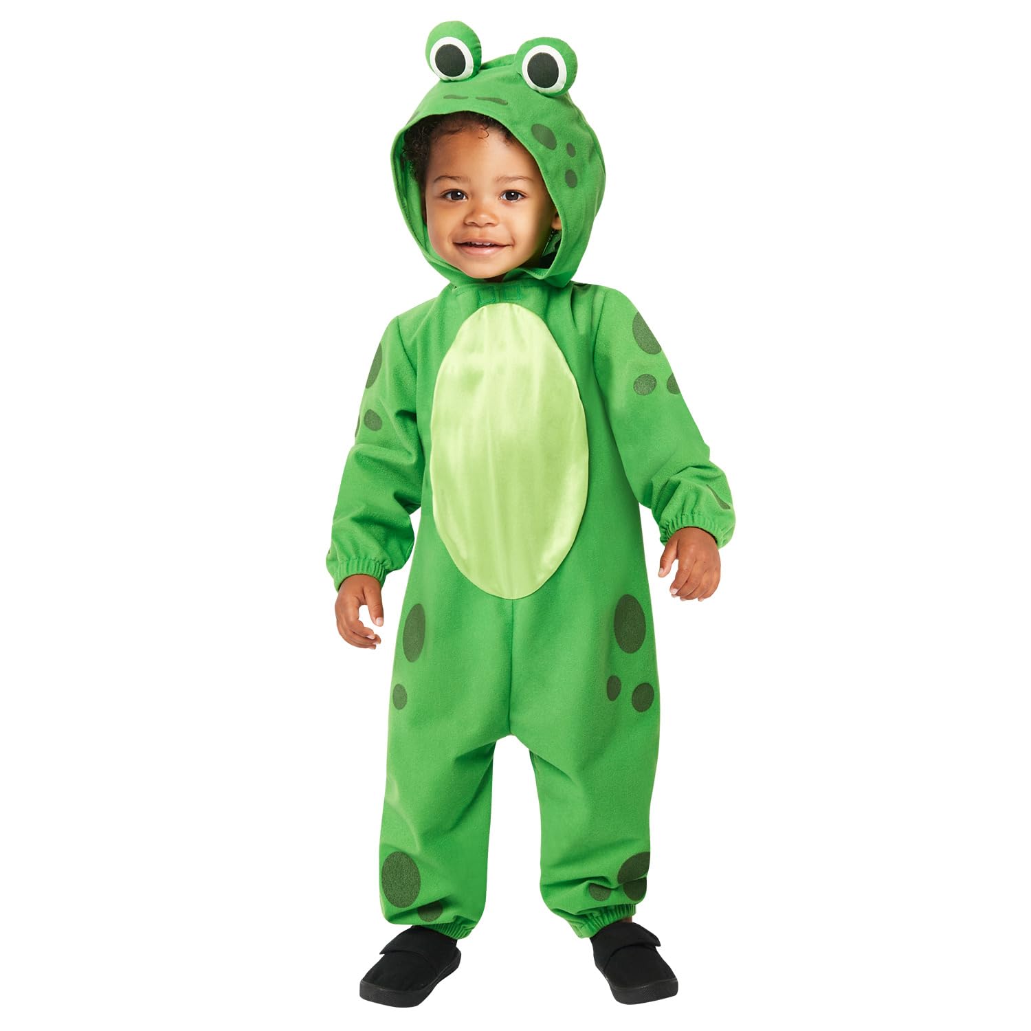 Amscan 9916858 - Kids World Book Day Frog Hooded Onesie Fancy Dress Costume Age: 3-6m