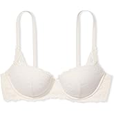 Victoria's Secret Women's Pink Wink Push Up Balconette Bra, Bras for Women, Coconut White, 38DDD
