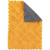 Microfiber Dish Cleaning Cloth 14 x 14 Inch | Super Absorbent Kitchen Cleaning Wipe | Reusable Soft Cleaning Towel for Dishes, Countertops &amp; Daily Cleaning Yellow