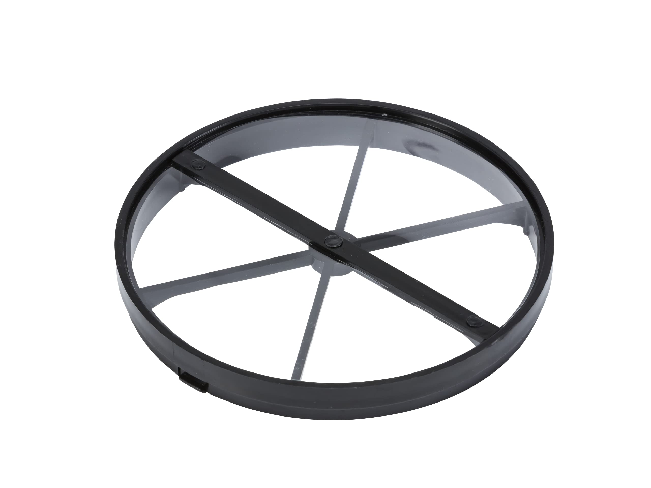 Knightsbridge EXBDCKIT 100mm/4 inch Back Draft kit for Ceiling Mounted LED Extractor Fans, Black