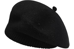 ZLYC French Beret Hat Fashion Print Lightweight Winter Warm Artist Hat for Women