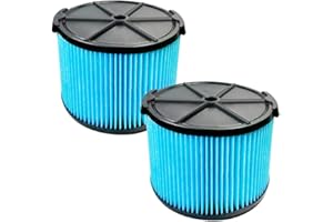 PURESTURDY 2 Pack VF3500 Filter for Ridgid Shop Vac 4 Gallon 4.5/3 Gal Wet Dry Vacuums, 3-Layer Replacement Filter Compatible with Ridgid Portable Vacuum WD3050, WD4070, WD4080, WD4522, 4000RV, 4500RV